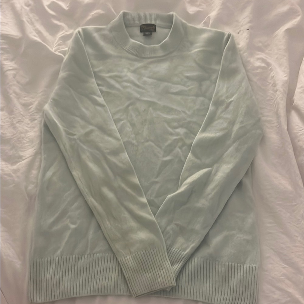 Crewcuts kids Soft Blue Crewneck Sweater